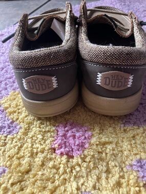 Hey Dude toddler Tan Brown Slip-On Sneakers